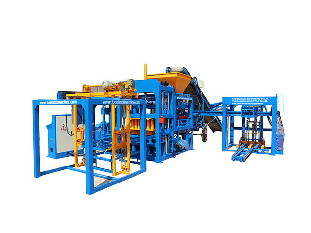 QT4-18 Automatic Press Block Machine,Cement Powder Solid Brick Machine