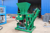 QT2-25 small clay block forming machine hydraulic compressed earth soil brick making machine 