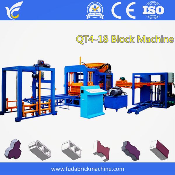 qt4-18 automatic brick making machine 