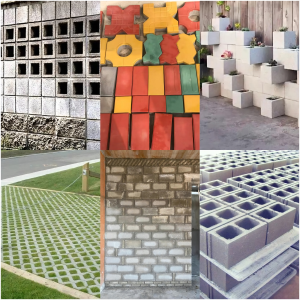 concrete block application