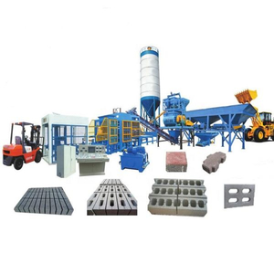 QT10-15 fuda paver cement sand brick machine concrete hole hollow block machine for sale 