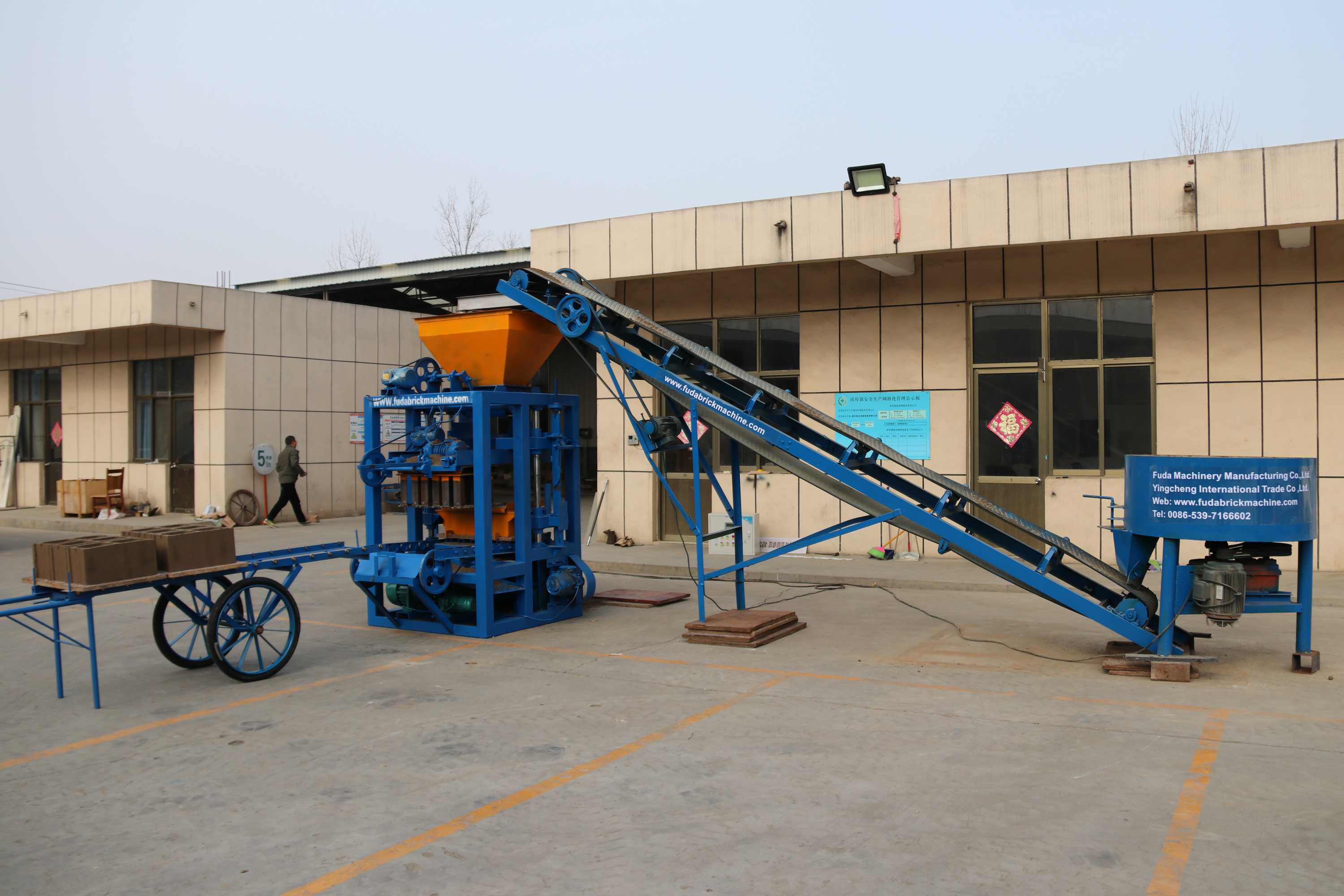 small scale manual Cement Brick Machine Semi Automatic Paver Interlocking Block Moulding Machine