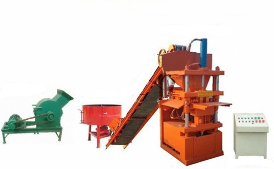 QT1-10 semi auto clay soil brick molding machine lego block making machine for sale