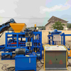 QT4-18 automatic concrete block molding machine paver interlock brick making machine for sale