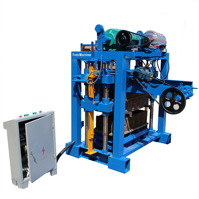 QT40-2 multi functional manual concrete block making machine small brick molding machinery