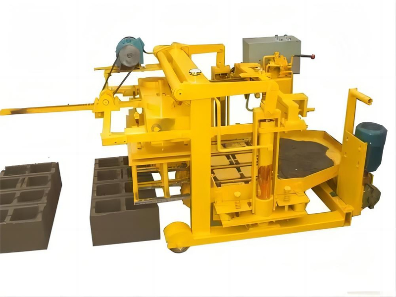 QT40-3A Movable small concrete hollow block egg laying machine brick machine supplier factory