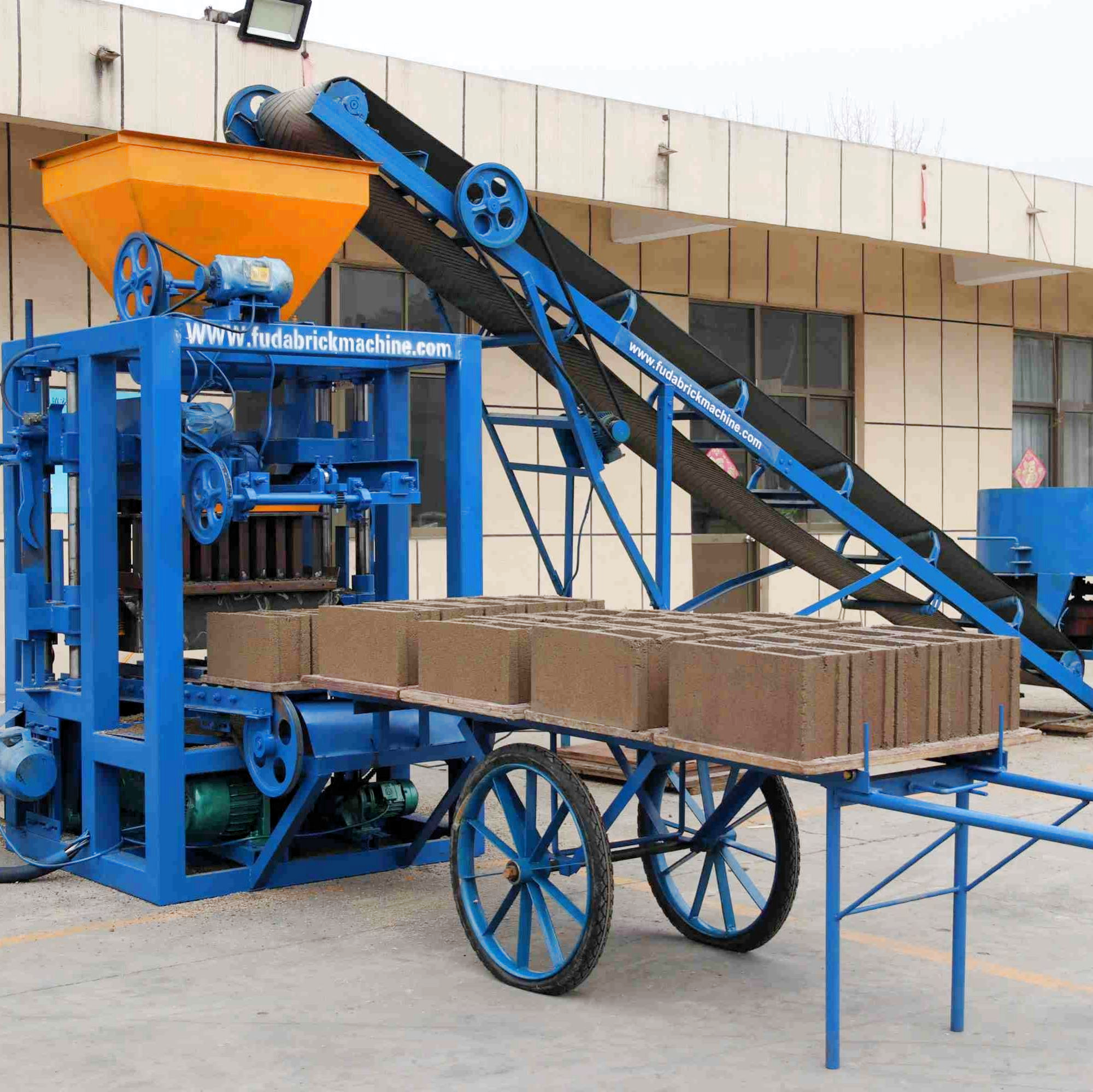 semi automatic brick making machine 