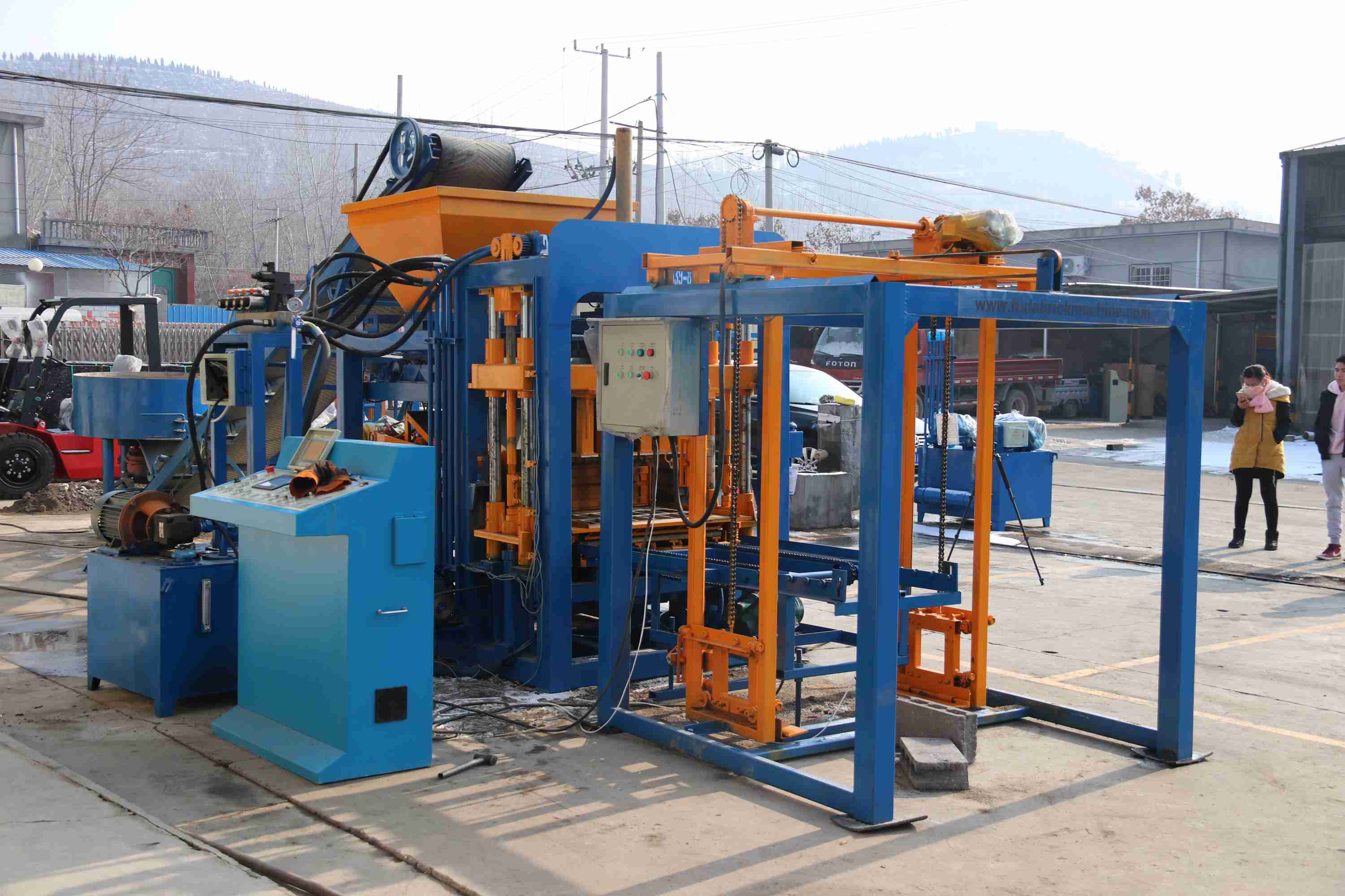 automatic block making production line