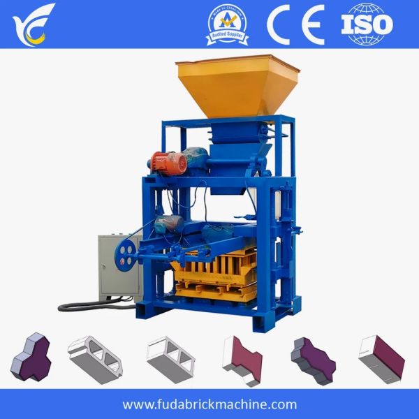 Semi automatic cement block making machine