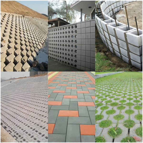 concrete brick application