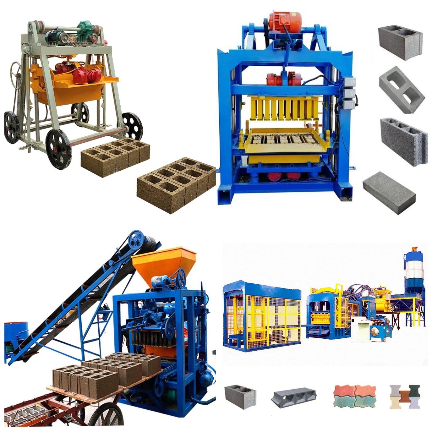 brick making machine types