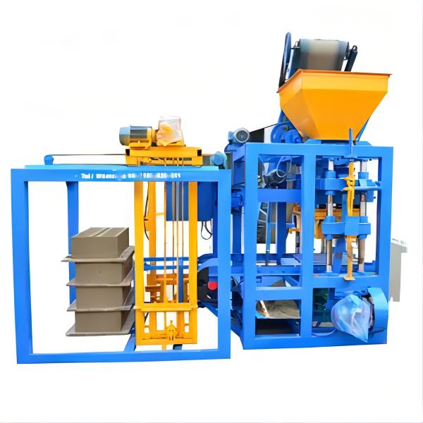 QT4-24B small semi automatic cement brick block machine stone block molding machine for sale