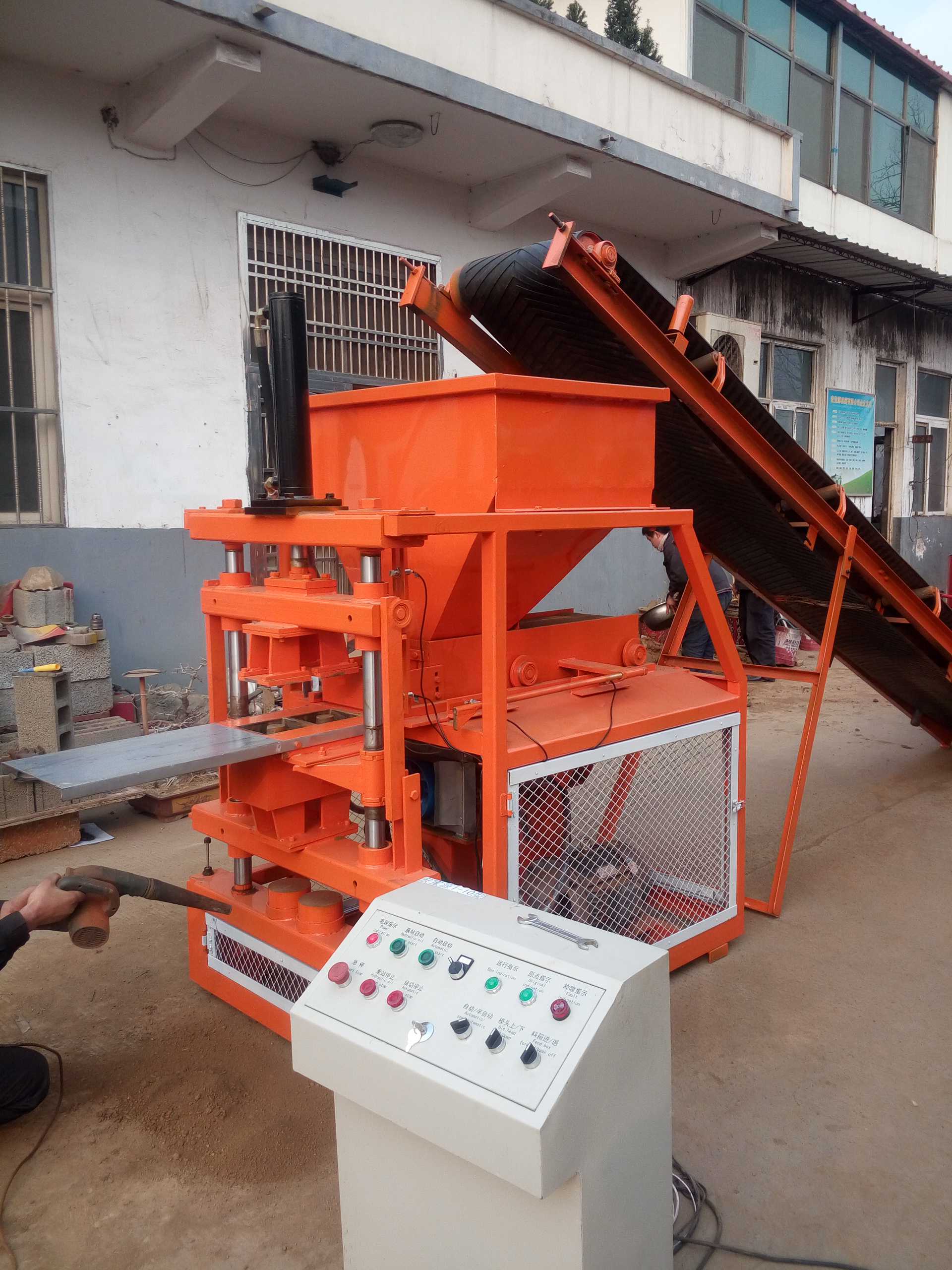 clay block making machine