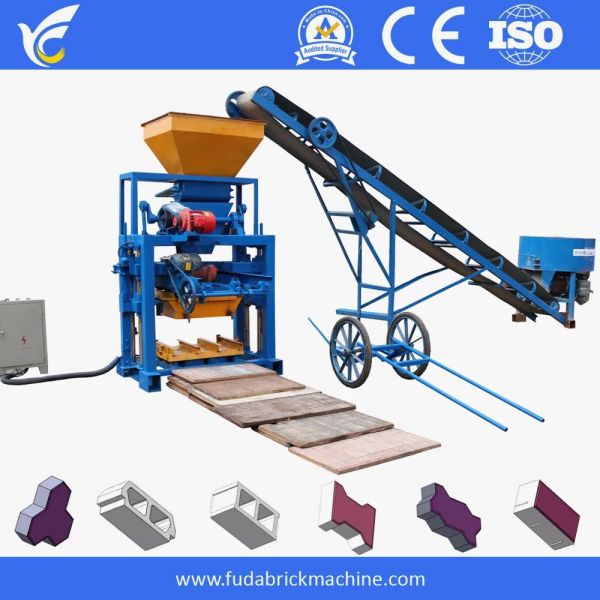 Semi automatic cement block making machine 