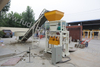 QT40C-1 semi automatic cement brick machinery small scale hollow block production line 