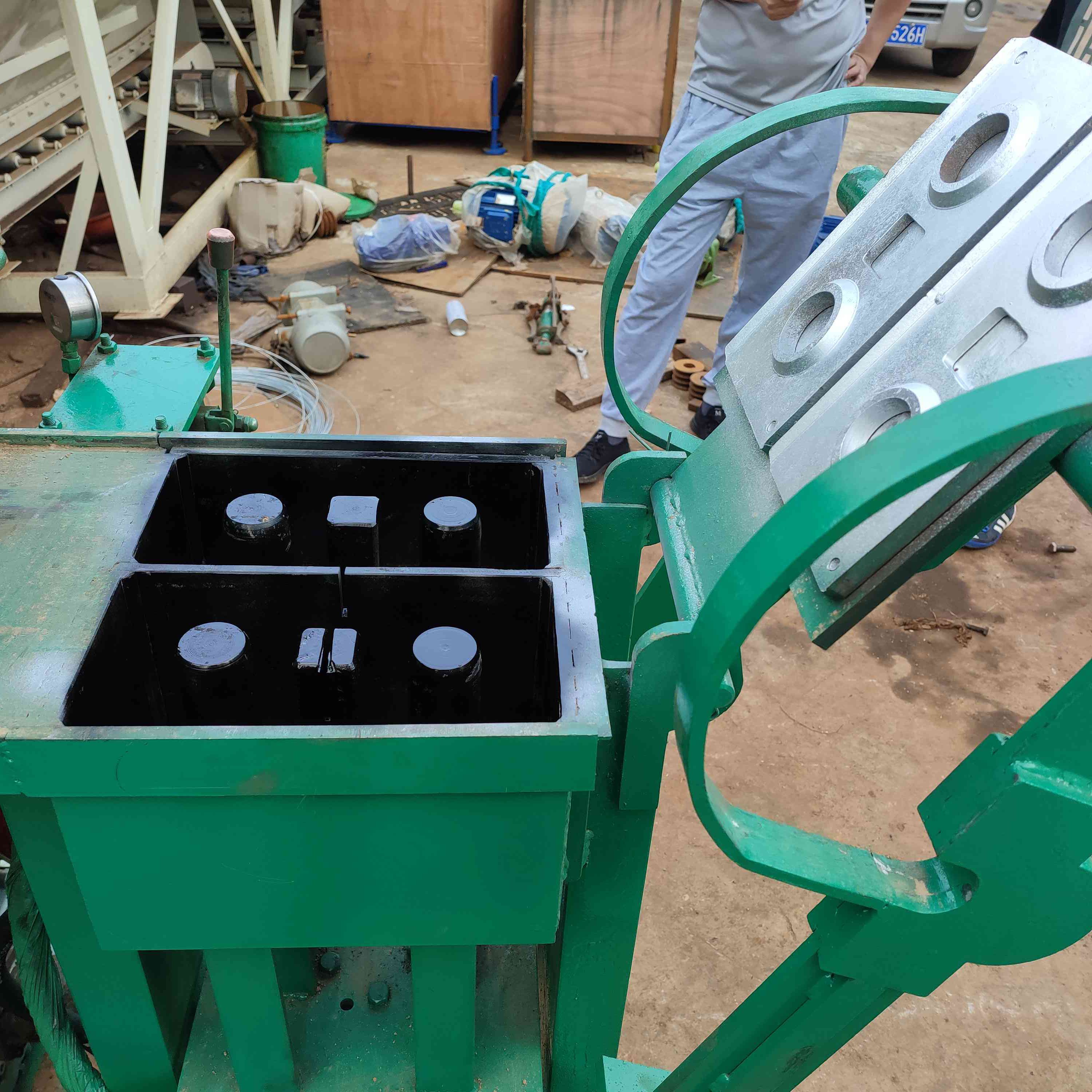 manual clay block making machine