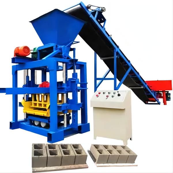 QT4-24B small semi automatic cement brick block machine stone block molding machine for sale