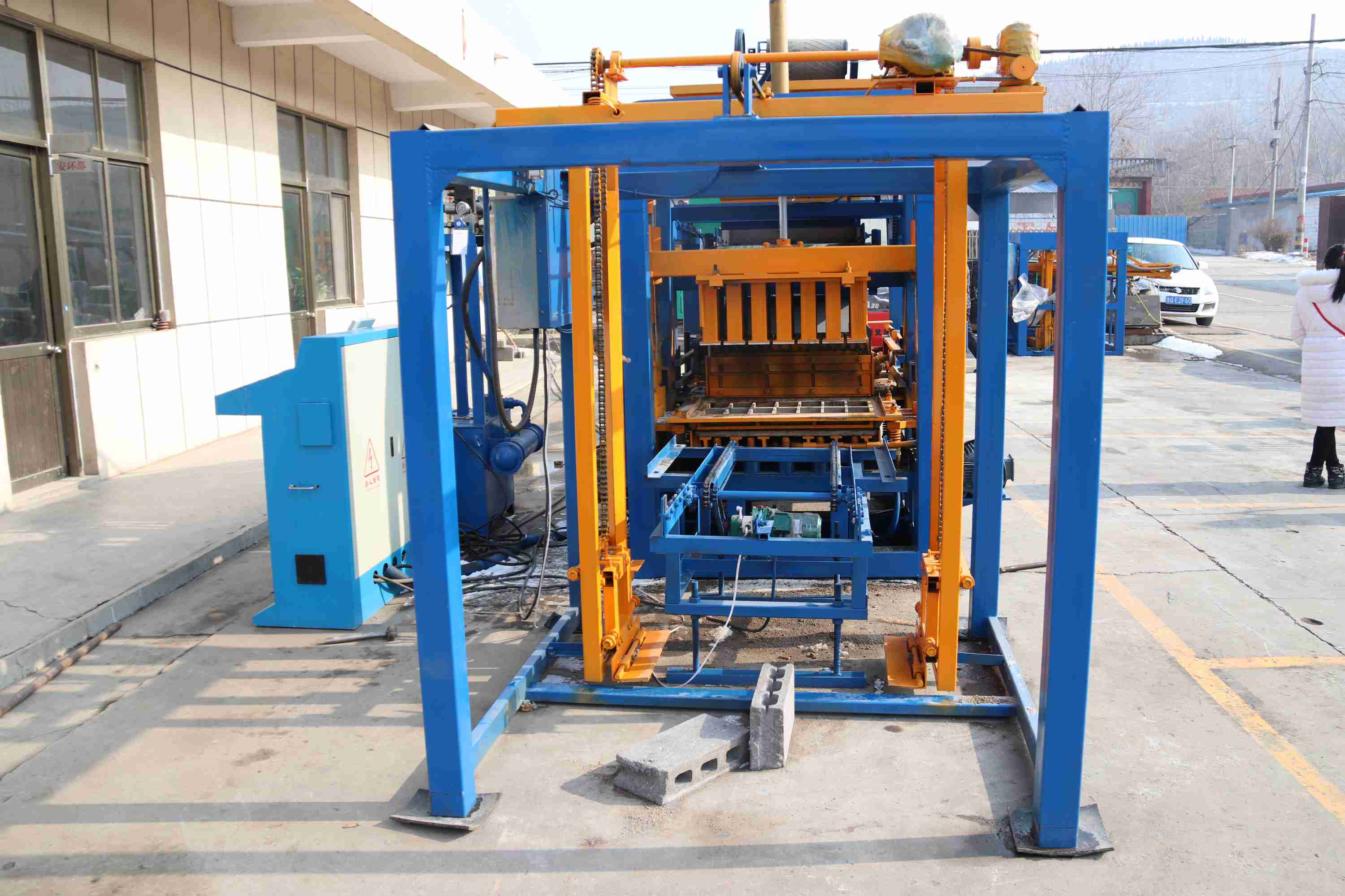 automatic block making production line