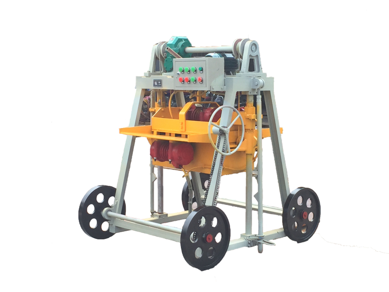 QT40-3B movable concrete block making machine cement brick molding machine for sale