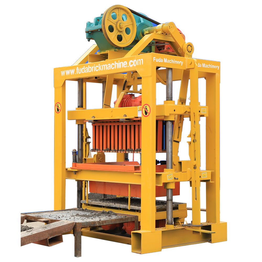 QT4-40 small manual concrete block molding machine/hollow block making machine/cabro block machine for sale