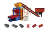 small scale manual Cement Brick Machine Semi Automatic Paver Interlocking Block Moulding Machine