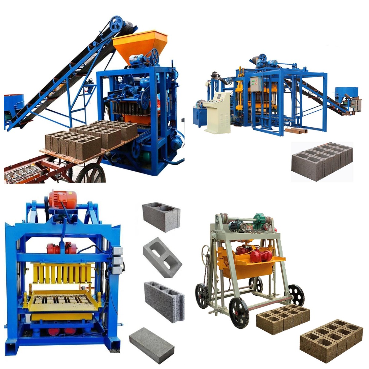 concrete brick making machine